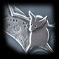 Bat Necklace - detail